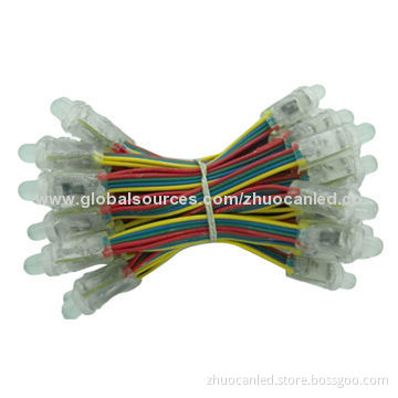 WS2801 RGB LED pixel, string lights 50pcs per strand DC5V 0.3WNew